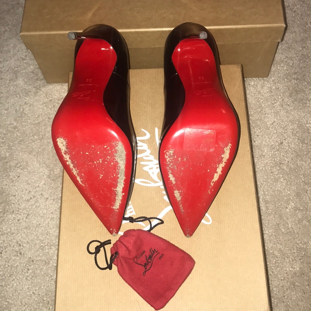 ‼️SOLD‼️Christian Louboutin 👠"So Kate "Black 120 Patent - Picture 3 of 8